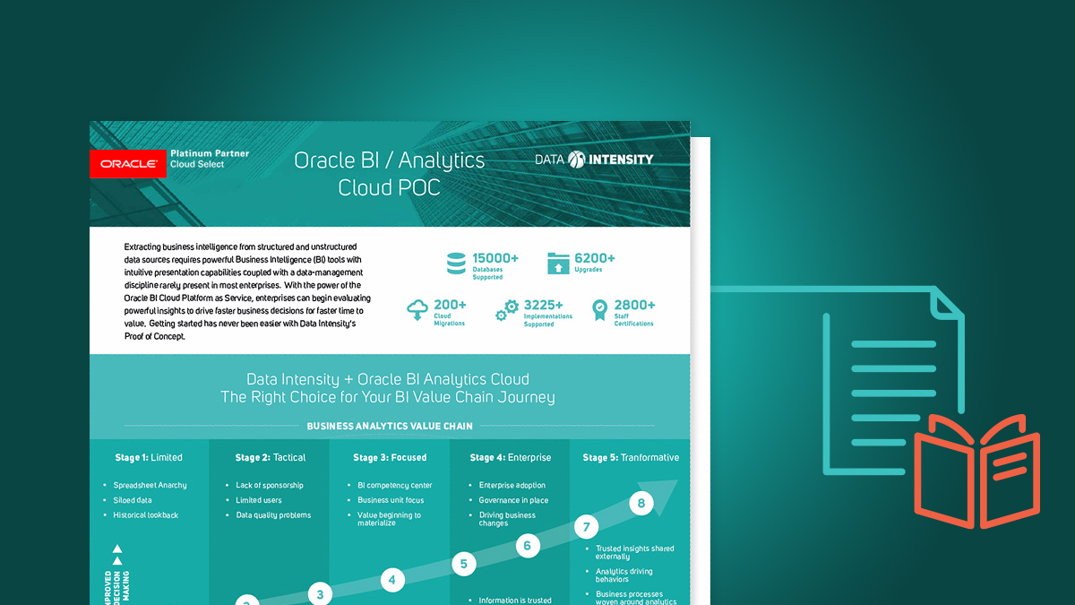 Data Intensity Oracle BI Analytics Cloud