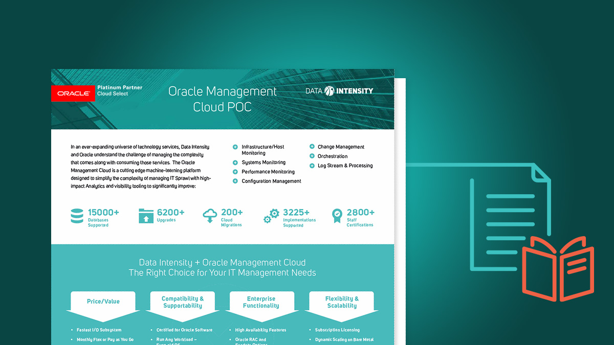 Data Intensity Oracle Management Cloud